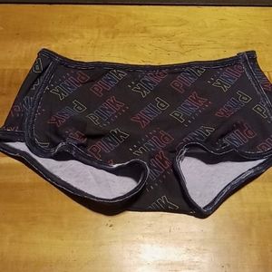 🚨3/$28🚨 NIP-PINK Velvet Trim Boyshort